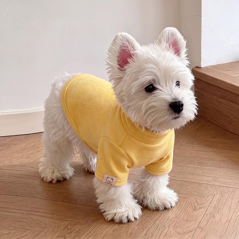 Dog clothes autumn and winter than bear teddy puppet small dog cat pet anti-hair German velvet two feet bottoming pajamas