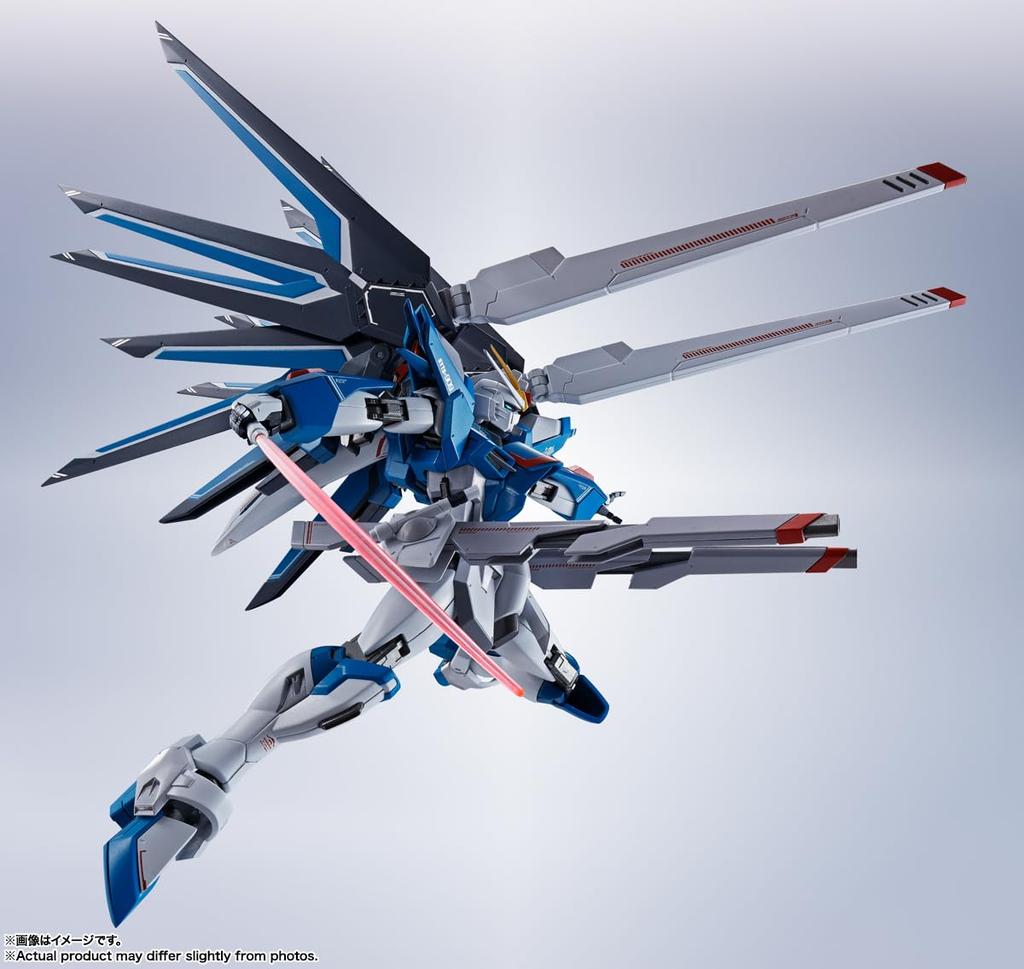 TAMASHII NATIONS KOVOVÝ ROBOT Spirits Mobilní oblek Gundam SEED FREEDOM Rising Freedom Gundam 140mm Malovaná pohyblivá figurka Přibl.. ABS&PVC&Diecast