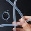 LIKENNY Silicone Tube 4mm x 6mm Air Hose Weatherproof Heat Resistant Clear Tube Silicone Hose Water Pipe Flexible Transparent Length 3M (4mm*6mm 3M)
