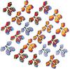 20 Pieces Magic Fairy Flying Butterfly Rubber Band Powered Wind Up Butterfly Toy for Surprise Gift or Party Playing Christmas and New Year Classic