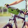 Bike Handlebar Bag Bicycle Front Frame Storage Bag Mobile Phone Mount Bag with Removable Shoulder