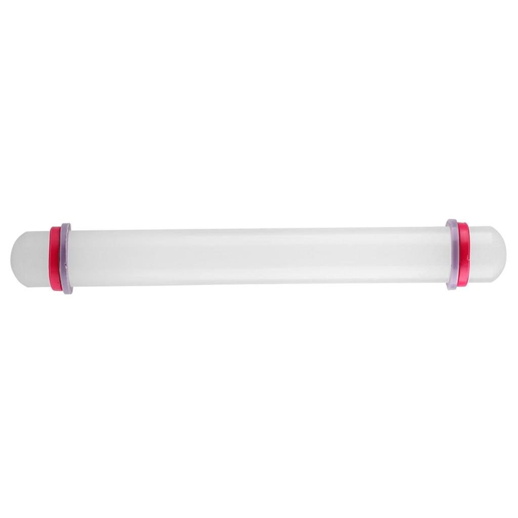 Plastic,Rolling Pin, Non Stick Kitchen Tool with Adaptable   circles for Fondant Cake, Pastry,