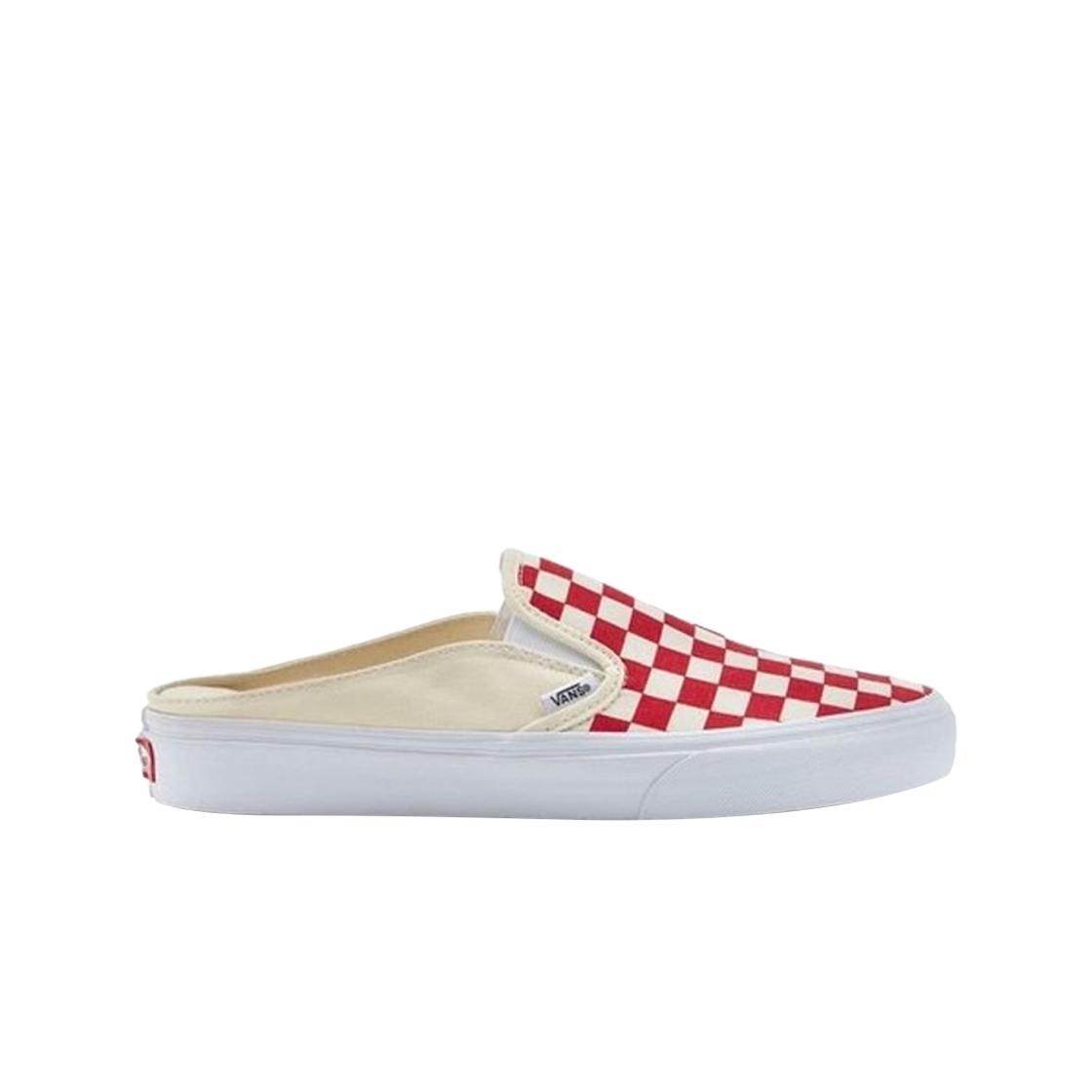 

Vans Classic Slip-on Mule Checkerboard Red White 220