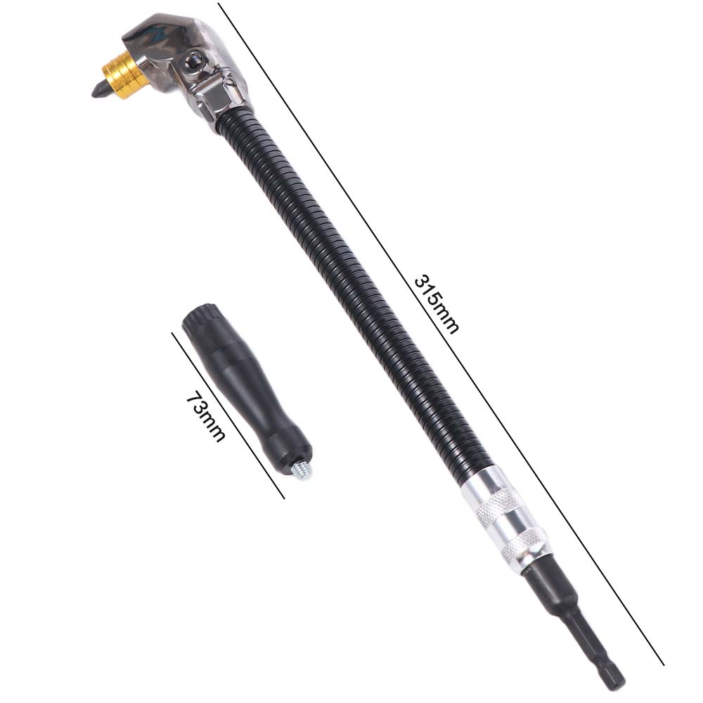 6.35mm Screwdriver Right Angle Drill 90 Degree Right Angle Extension Adapter  Grinding Accessories