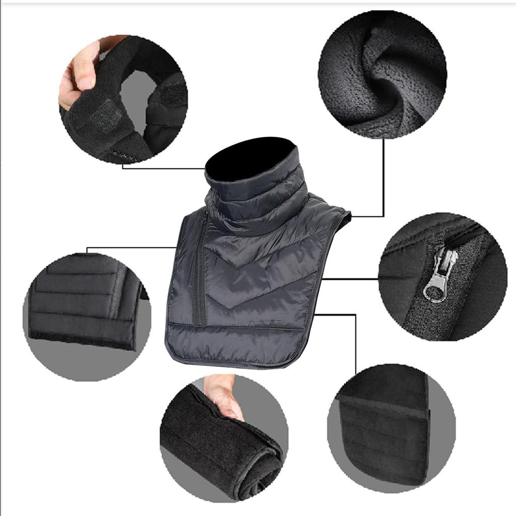 Winter Neck Warmer Windproof Zipper Closure Winter Neck Warmer Cycling Gaiter For Skiing Fishing Running Hiking Outdoor