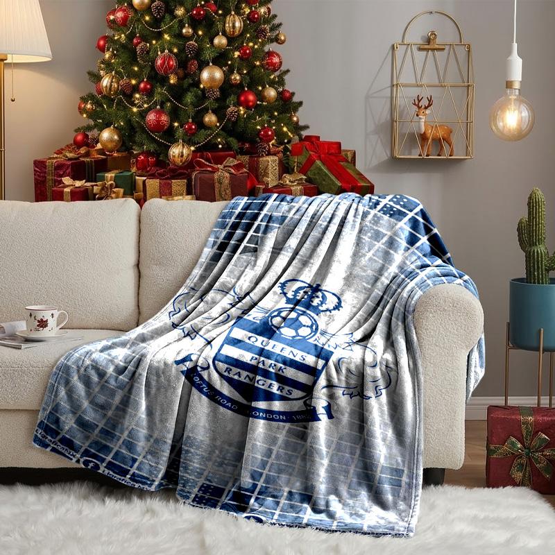 Queen's Rangers Crest Blanket Lightweight Ideal Bedding Blanket Perfect for Travel, Camping, Living Rooms, Offices, Sofas, Fan Christmas gift