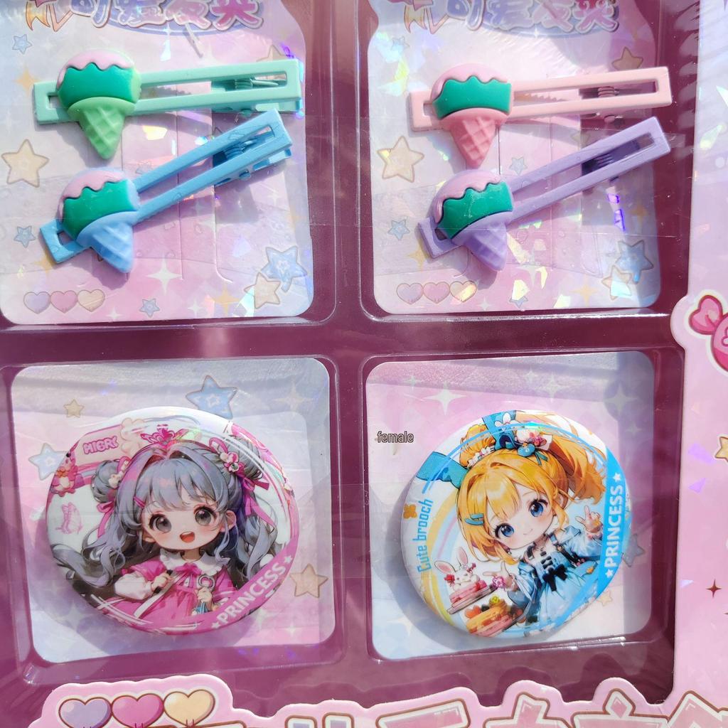 Creative Magnetic Quiet Book: DIY Girl Hair Clip Scrapbook Toy - Perfect Enrollment Gift for Children