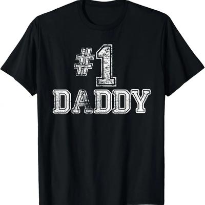 #1 Papá papá - Camiseta del Padre Número Uno