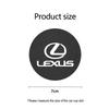 2Pcs Leather Car Coasters Cup Holder Mat For Lexus RX330 IS250 Ct200h ES300h RX350 Car Interior Accessories Decorative Coasters