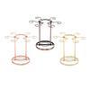 Wine Glass Holder Countertop with 6 Hooks Goblet Storage Rack for Desktop