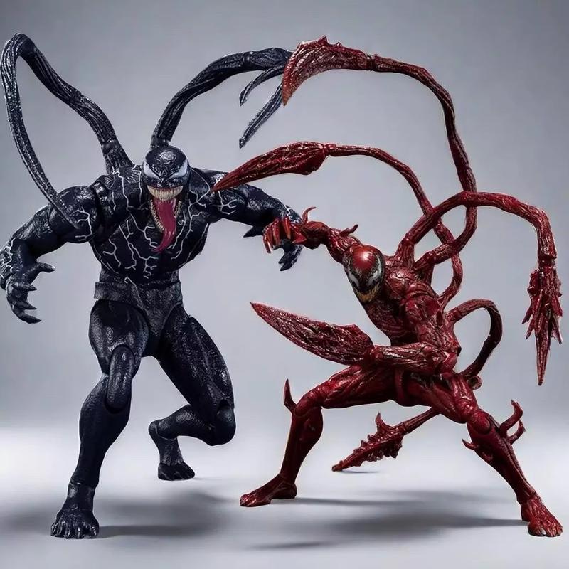 Shf Carnage Articulated Action Figure Marvel Venom 3 The Last Dance Collectible Model Toy For Marvel Fans & Collectors
