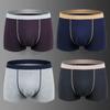 Modal Men's Plus Size Breathable Boxer Briefs - Middle-to-High Waist, Comfortable Fit for All Ages