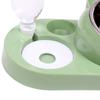 Pet Cat Bowl Automatic Feeder Water Dispenser Cat Bowl Stainless Steel Pet Bowl Feeder Protects Cervical Vertebrae Against