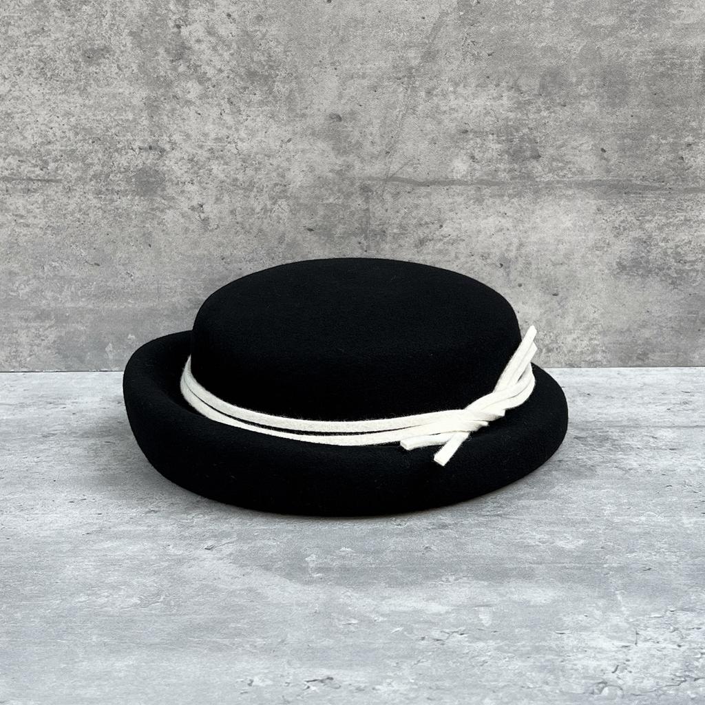 Französischer Duftender Retro Wollzylinder Damen Herbst Und Winter Gesicht Klein Baskenmütze Elegant Temperament Society Lady Kleiner Beckenhut