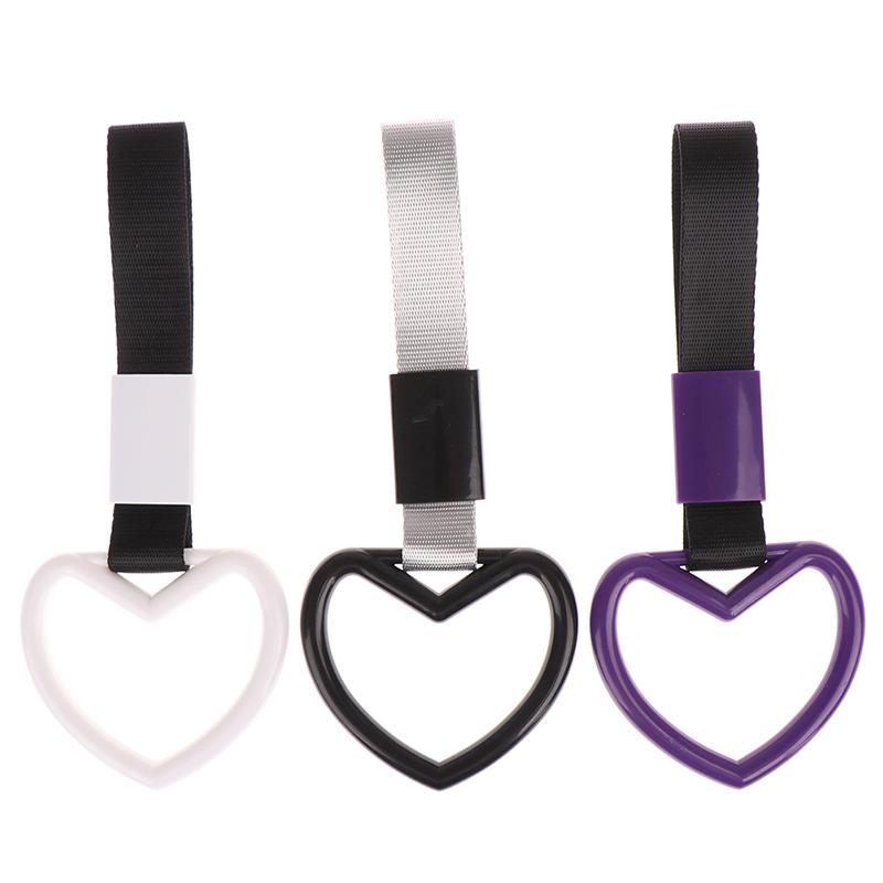 Hot Sale 1PC Heart Train Bus Handle Hand Strap Drift Charm Strap Drift Auto Accessories Car Styling Car Tuning