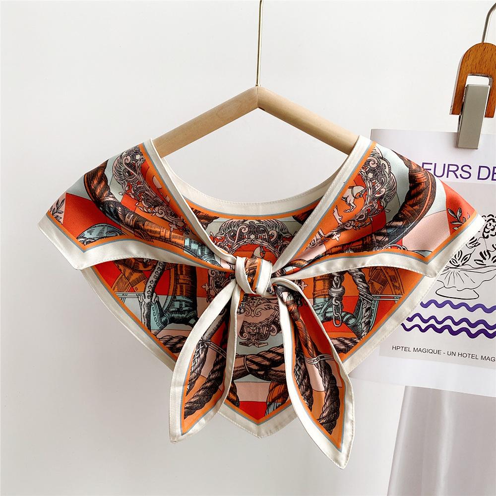 Sunscreen Women Shawl Scarf Decoration Fake Detachable Collar Protect Neck Shoulder Girl Dress Accessories