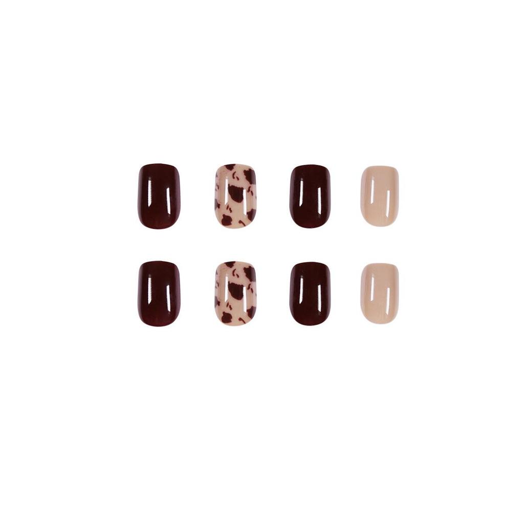 Leopard Print Manicure Stickers - Reusable False Nail Tips
