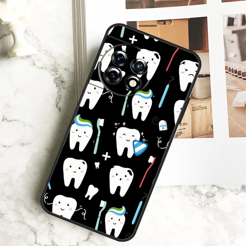 Dentist Dental Tooth Nurse Case For OnePlus 12 12R 11 9 10 Pro 10R 9R 8T 10T Nord 3 CE 2 Lite 2T N10 N20 N30 CE4 Cover