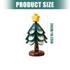 Wood Trivet Coasters Set Christmas Tree Shape Thermal Insulation Mats Kitchen Dining Table Pad Decoration Accessory