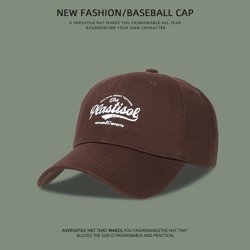 New Face showing Small Baseball Hat for Women with Deep Top Wide Brim Big Head Circumference Korean Version Sun Protection Outdoor Casual Baseball Cap