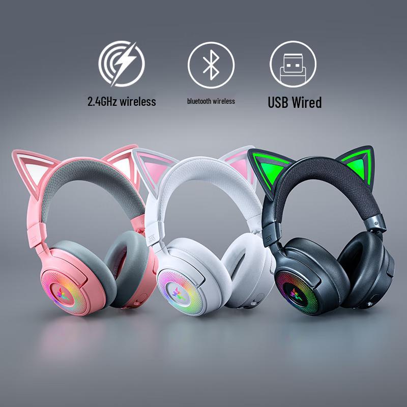 Razer Kraken Kitty V3 Pro Delta Tri-mode Gaming Headset