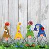 New Metal Gnome 3D Insects Butterflies Decor for Garden Courtyard Backyard Lawn Ground Ornaments Outdoor(hollow Ornament 1pcs)