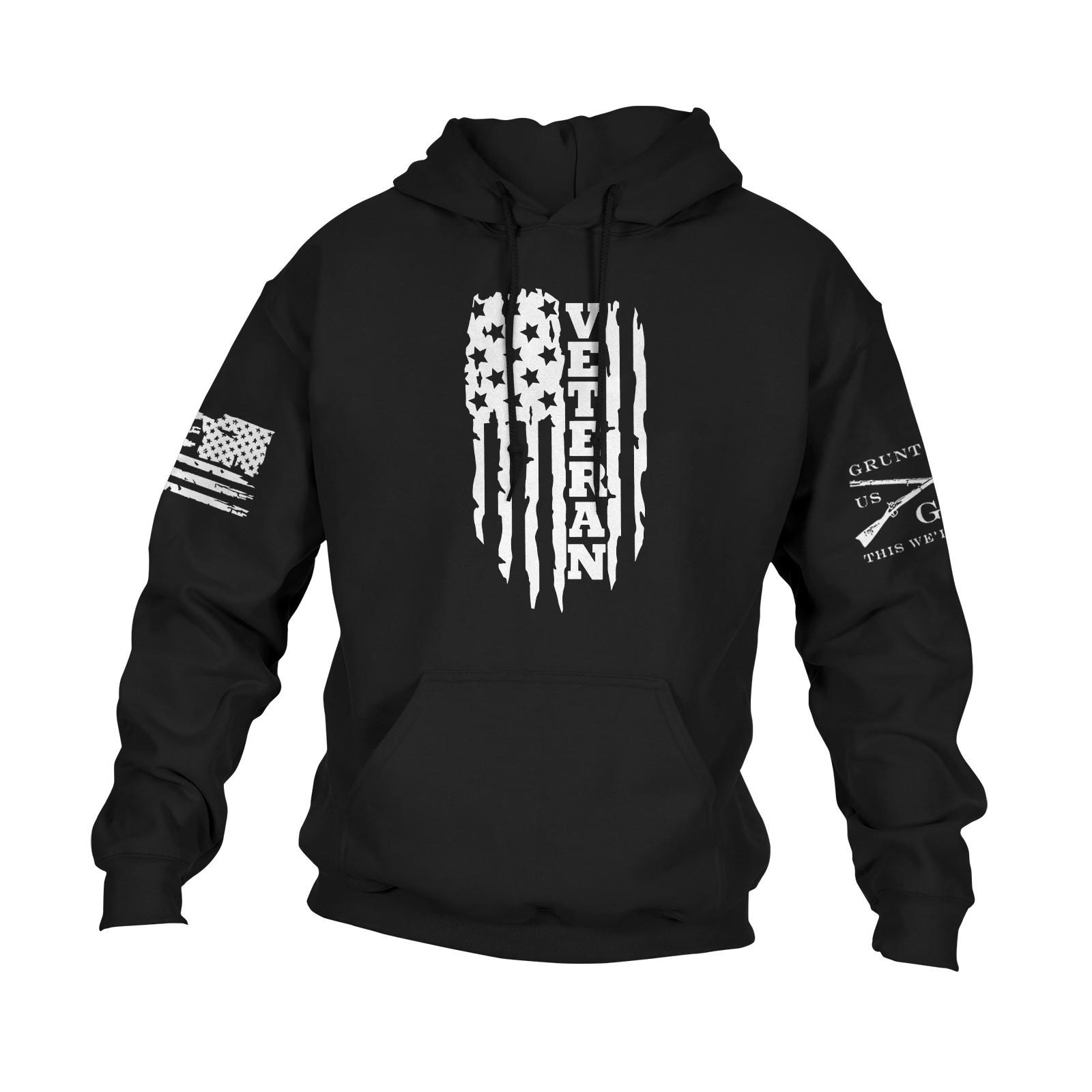 Мужская повседневная свободная толстовка с капюшоном и длинным рукавом с принтом и карманами L чёрный