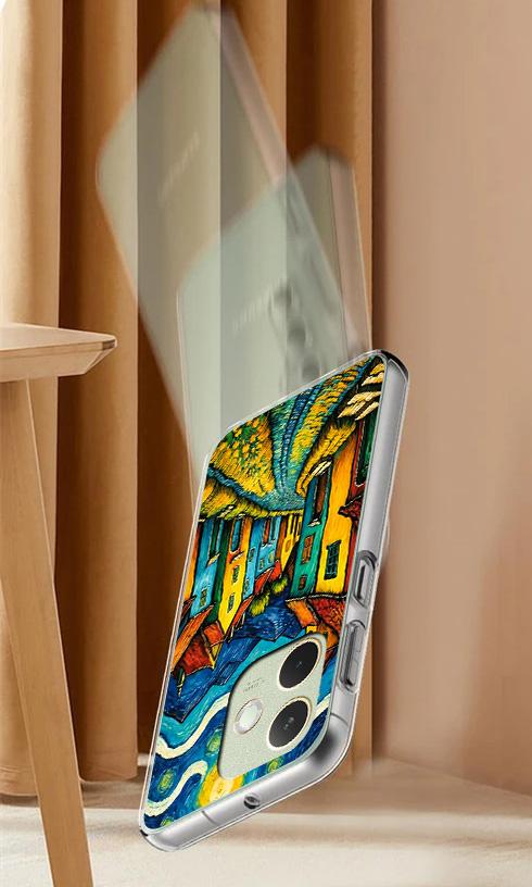 Etui Do Oppo A5 Pro Obudowa Foto Case Plecki Grafika Art + Szkło 9H