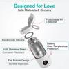 Cordless Portable Milk Warmer Stainless Steel Breast Sterilizer Portable Baby Bottle Warmer  Travel