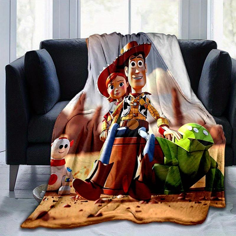 1pc,Toy Story Woody Jessie Bullseye Dinosaur Blanket Home Decor, Couch, Outdoor, Gift Idea, Flannel Throw, Bedroom, Living, Travel, Camping, Car