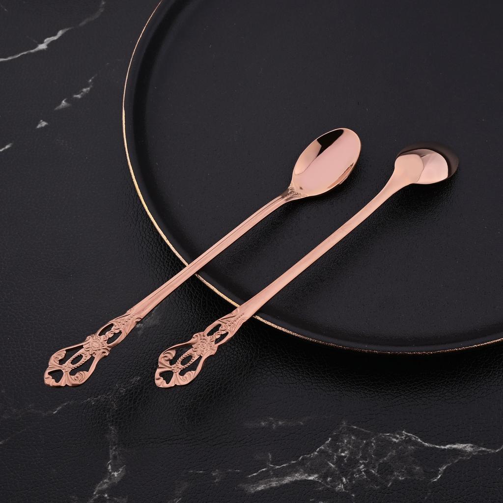 6/8/32Pcs Western Edelstahl Besteck Set Rose Gold Geschirr Küche Geschirr Messer Gabeln Löffel Utensilien