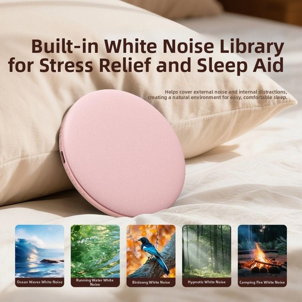 Mini White Noise Machine Bluetooth 5.4 Portable Music Player  Insomnia Relief