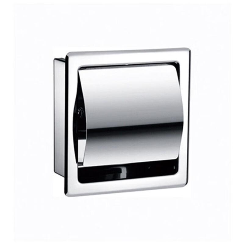 Shixun Recessed Stainless Steel Double Toilet Paper Holder