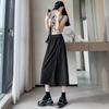 Summer Lyocell Imitation Denim Yamamoto Culottes Cool and Breathable Outdoor Long Umbrella Skirt