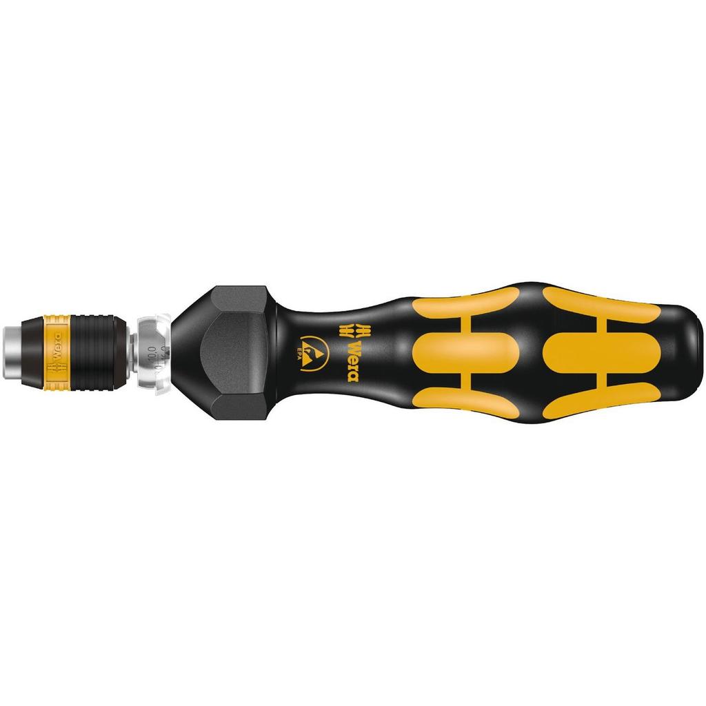 Wera 05074780001 Kraftform ESD Adjustable Torque Screwdriver with Rapidaptor Quick-Release Chuck