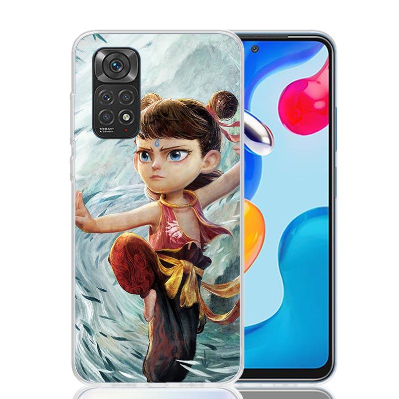 Nesha Nezha Cartoon Phone Case For Xiaomi Redmi Note 15 14 13 12S 12 Pro Plus 11S 11E 11 11T 10S 10 Art Soft Pattern Cover Redmi