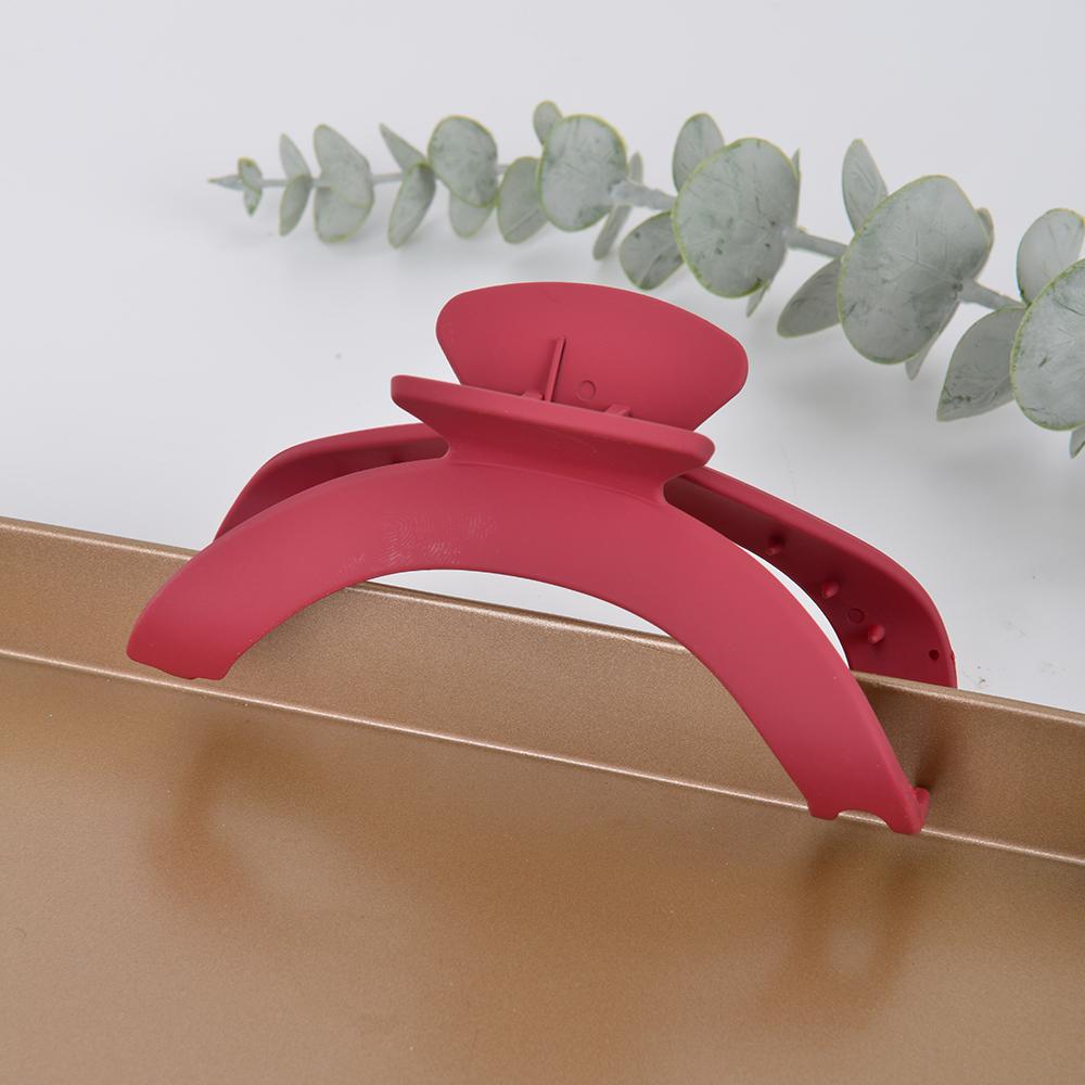 3pcs Curved Hair Clip Large Simple Back of the Head Hair Clip Sandblasted High-end Hair Clip for Women