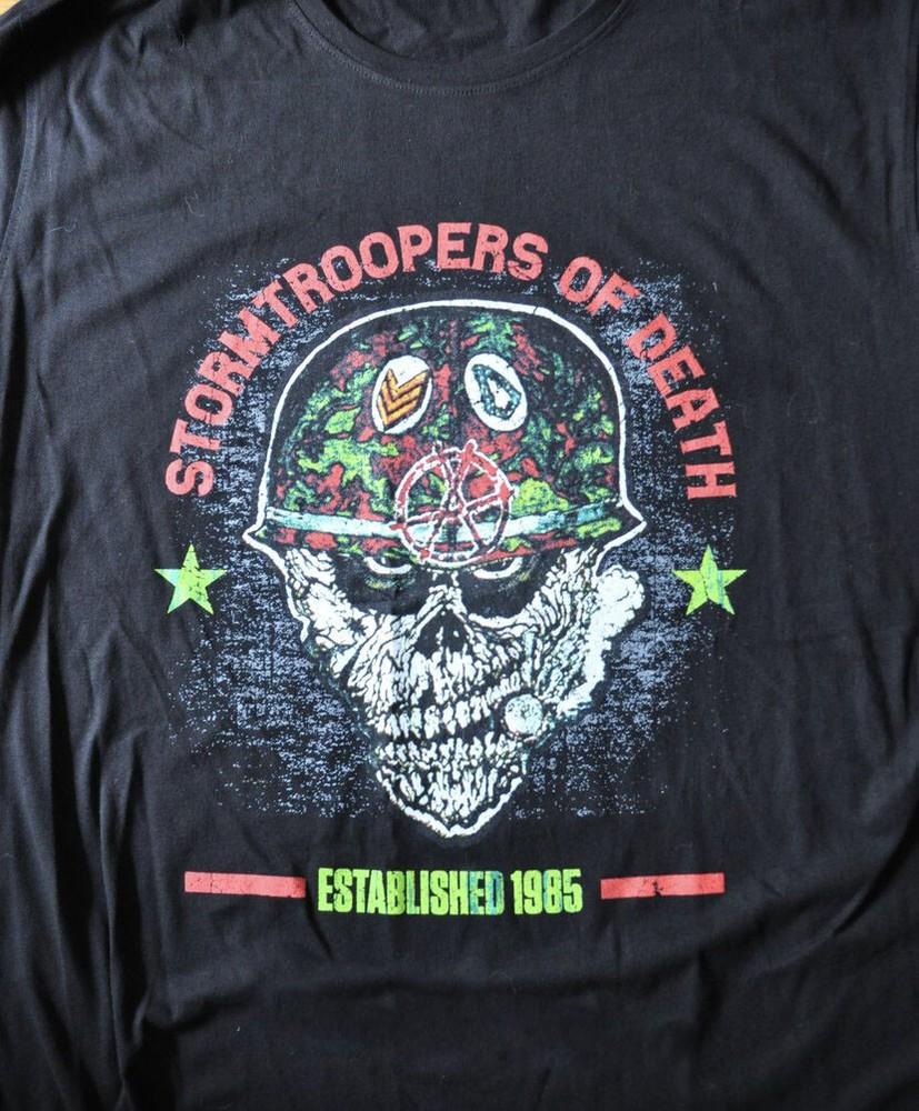 

S.O.D. Stormtroopers Of Death Short Sleeve Black All Size S to 5XL Shirt Unisex T-Shirt XXXXL