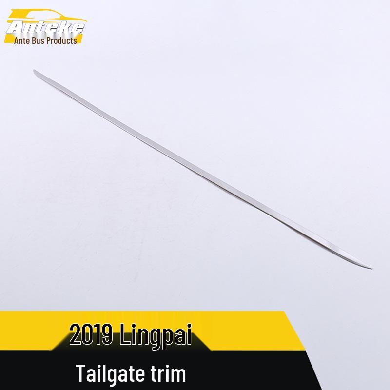 19 Lingpai Car Rear Trunk Bumper Guard: Anti-Scratch Tailgate Trim