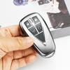 4 Buttons Auto Accessories For Changan Eado Unit Cs35Plus Cs55Plus Cs75Plus Tpu Car Key Case Cover Smart Protected Keychains