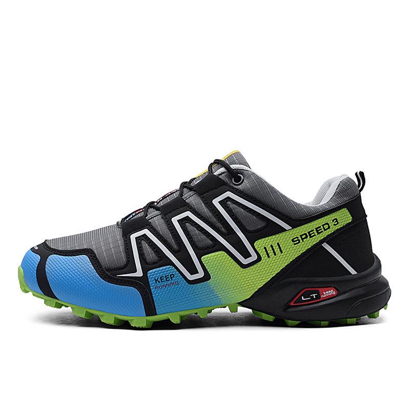 Zapatos de viaje de tendencia para senderismo y montañismo antideslizantes para hombre, otoño e invierno, transpirables, para exteriores, zapatillas de running todoterreno, zapatos de hombre