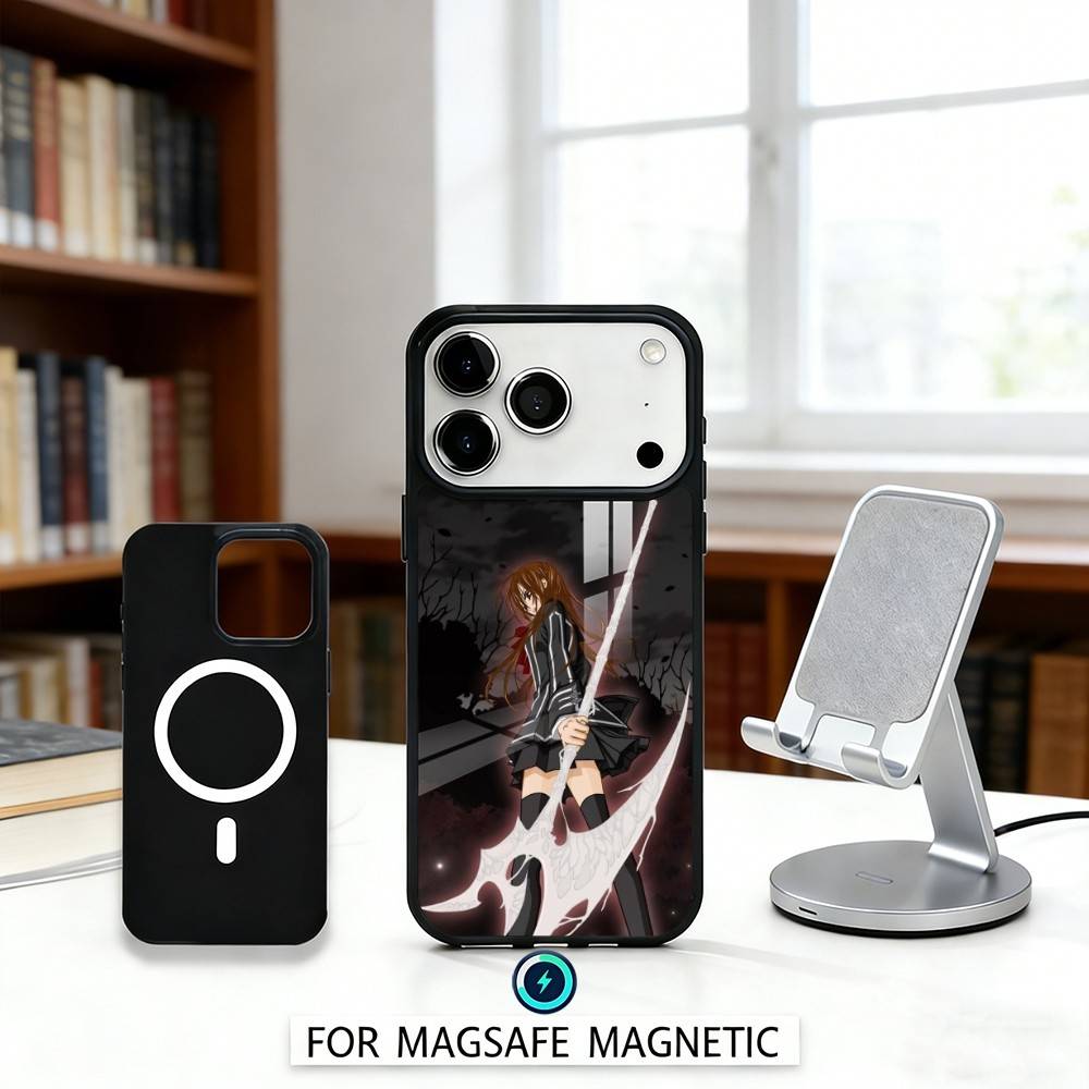 Anime V-Vampire K-Knight Phone Case For iPhone 17,16,15,14,13,12,Pro,Max For Magsafe Magnetic Wireless Charging