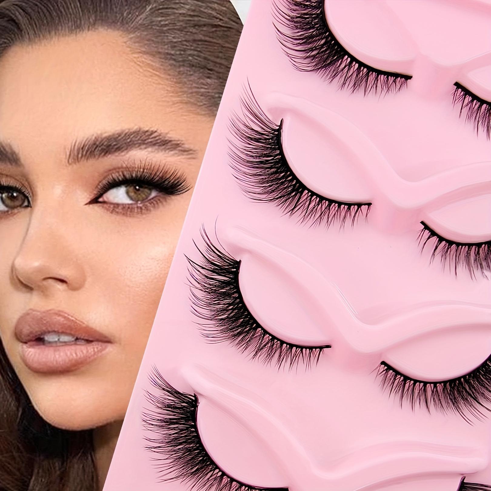 5 пар длинных пушистых ресниц «кошачий глаз» — натуральные универсальные накладные — фото 6