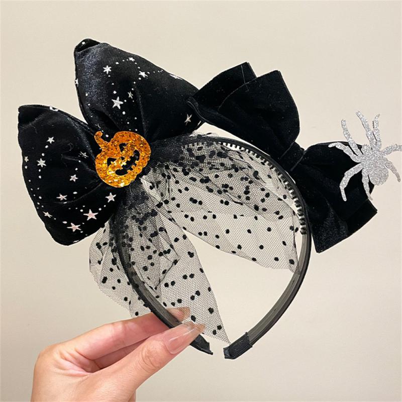 Halloween Headband Unique Design Prank Popular Cute Clothing Accessories Vintage Mesh Hair Accessories Comfortable To Wear