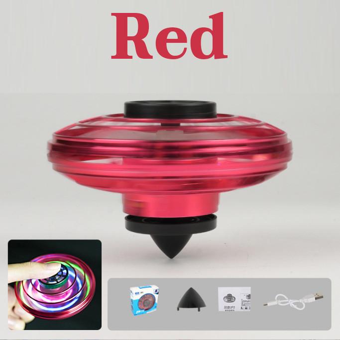 Flynova Led Ufo Flying Saucer Induction Aircraft Remote Control Mini Drone Toys Anti Gravity Spinning Top Gesture Suspended Gyro