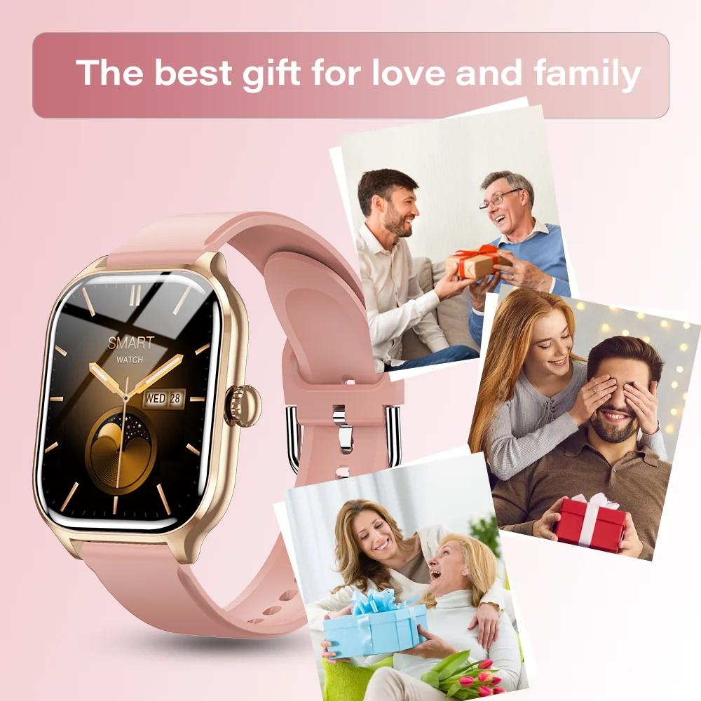 2025 New Voice Call Smartwatch 24 Hour Health Monitor 100+ Sports Modes Bluetooth Smartwatch for Men Women 2.01 Display