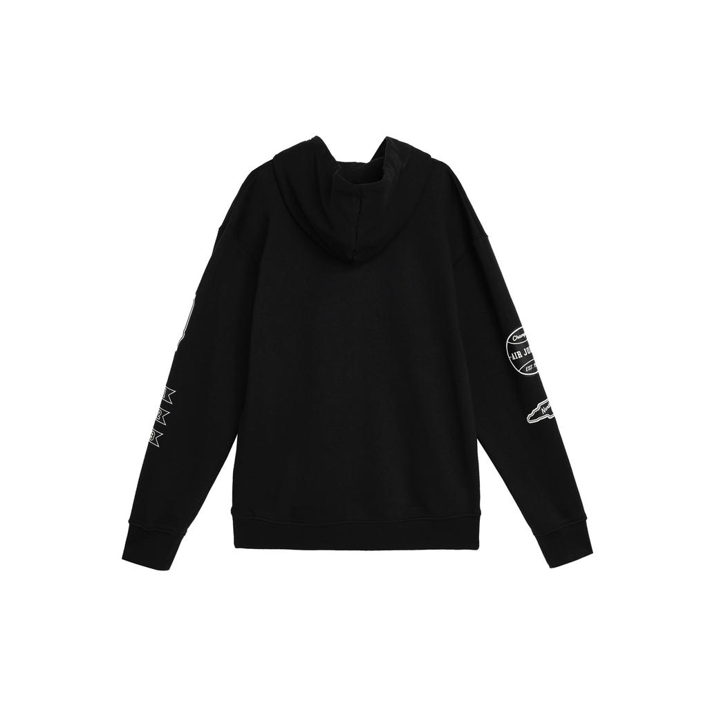 Jordan Solid Color Sports Training Casual Hoodie With Fleece Lining Long Sleeve Men Tops Black FN4617-010