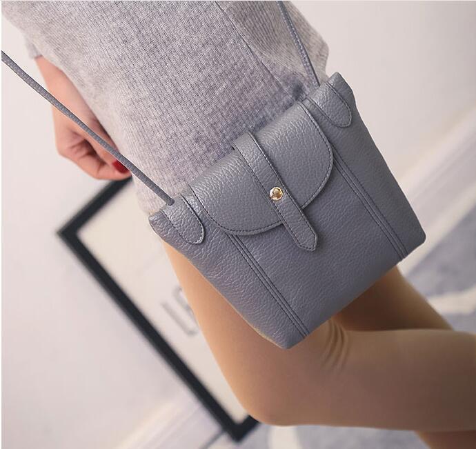 

Frosted Retro Spring Messenger Bag Crafted From Premium Quality Pu Leather For Everyday Style серый