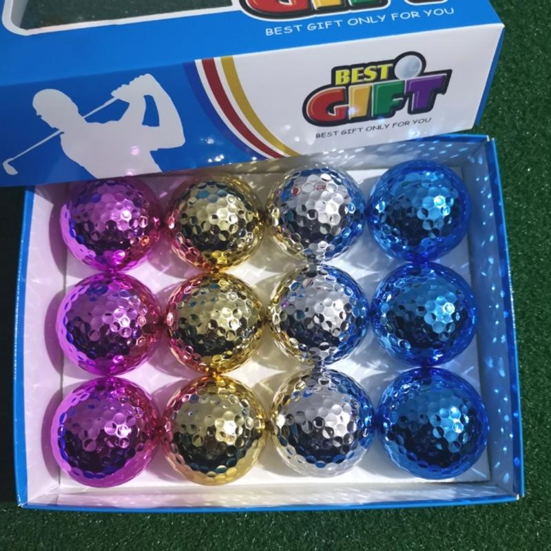 Double Layer Golf Ball Golfers Swing Putters Training Gift Ball Golf Practice Ball