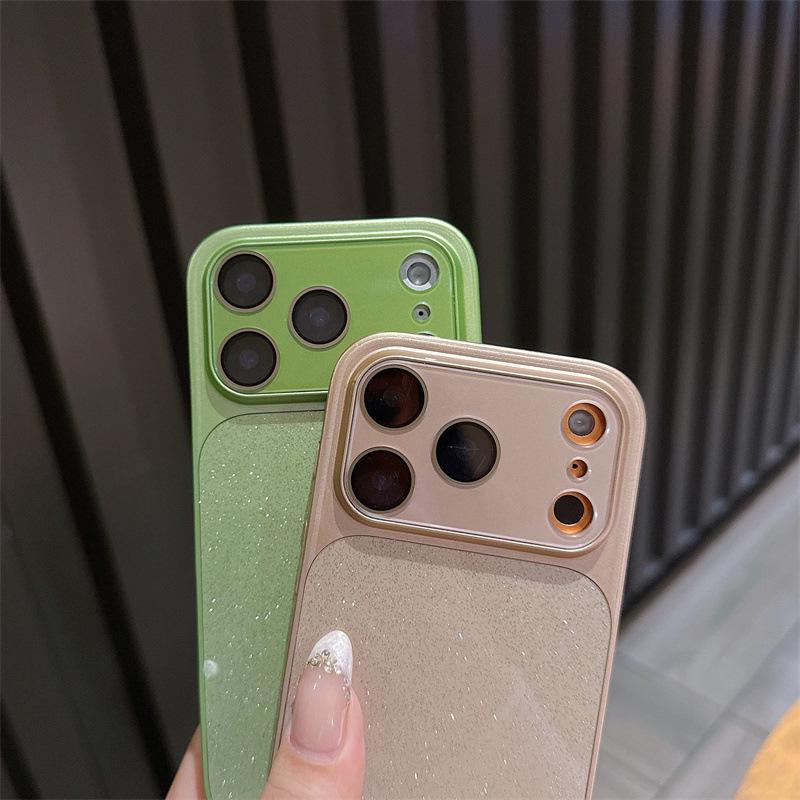 iPhone 17 Pro Case - Apple Glitter 16 Pro, 15 Pro Lens Film, 14 Pro Compatibility